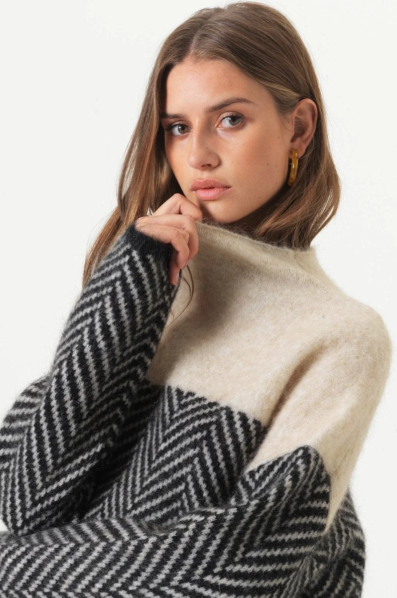 Greta | Rollkragen Pullover – Eleganter Oversized Schnitt für Damen