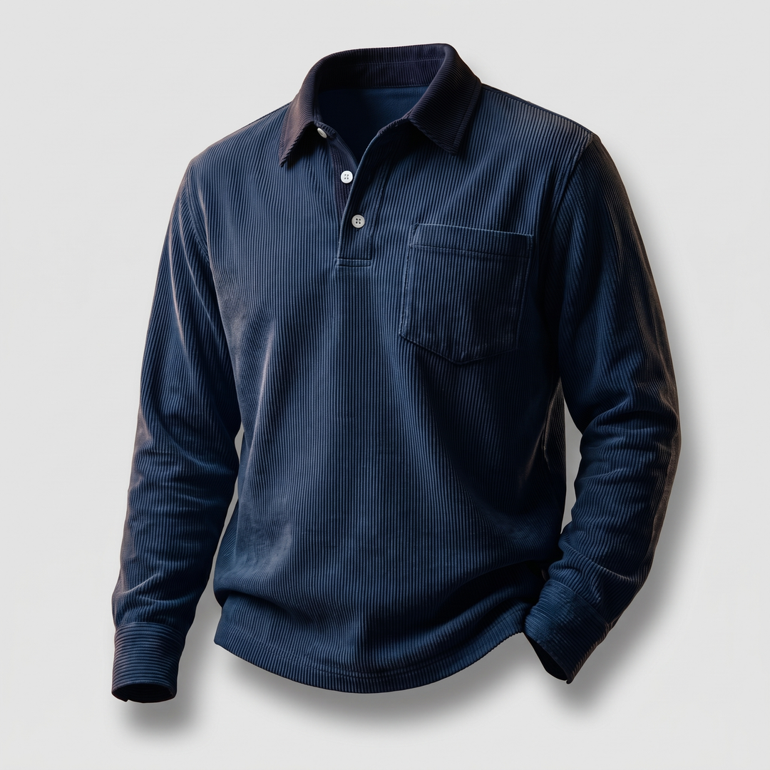 Rowley | Polohemd aus Cord – Eleganter, zeitloser Stil für Männer