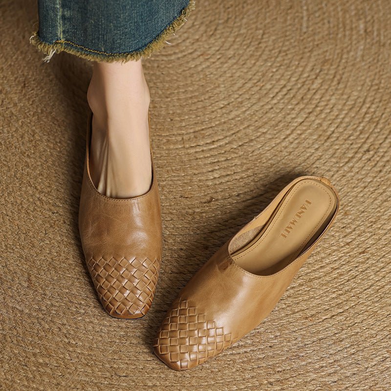 Lucia | Elegant and Stylish Leather Slides