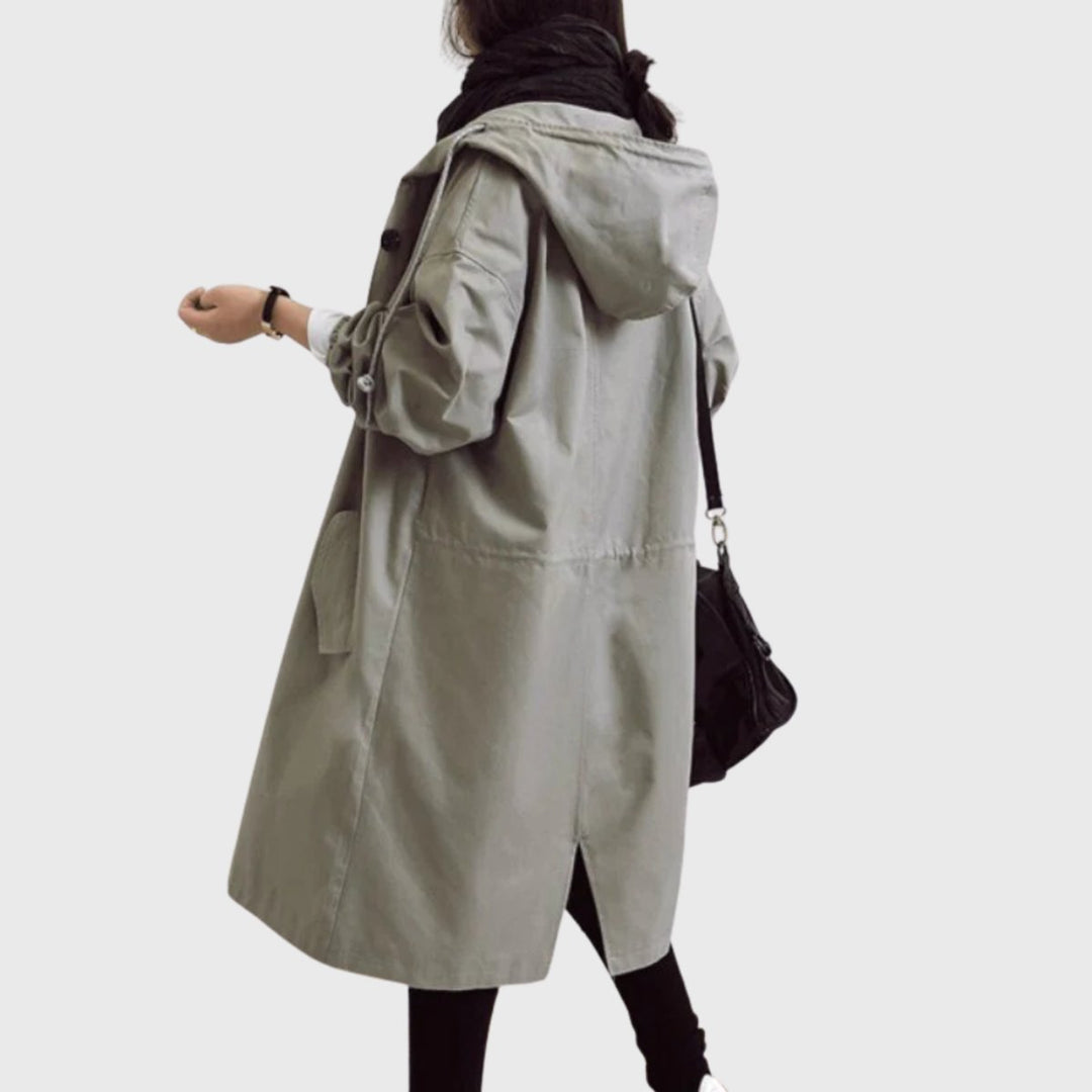 Emma | Elegant and Waterproof Long Trench Coat