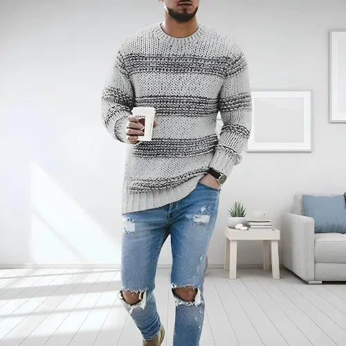 Jürgen | Feinstrickpullover – Zeitloser Komfort für Männer
