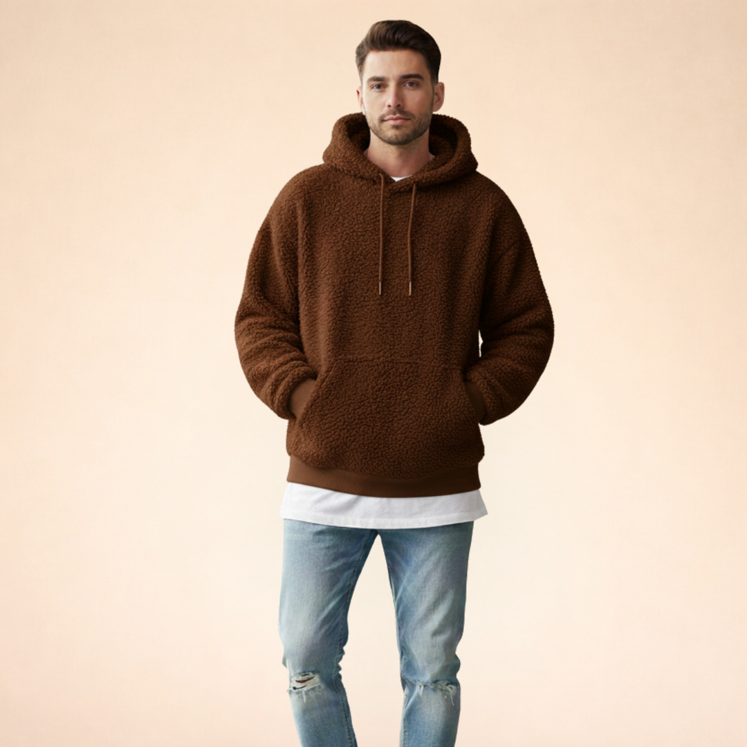 Andreas | Fluffy warm and versatile hoodie