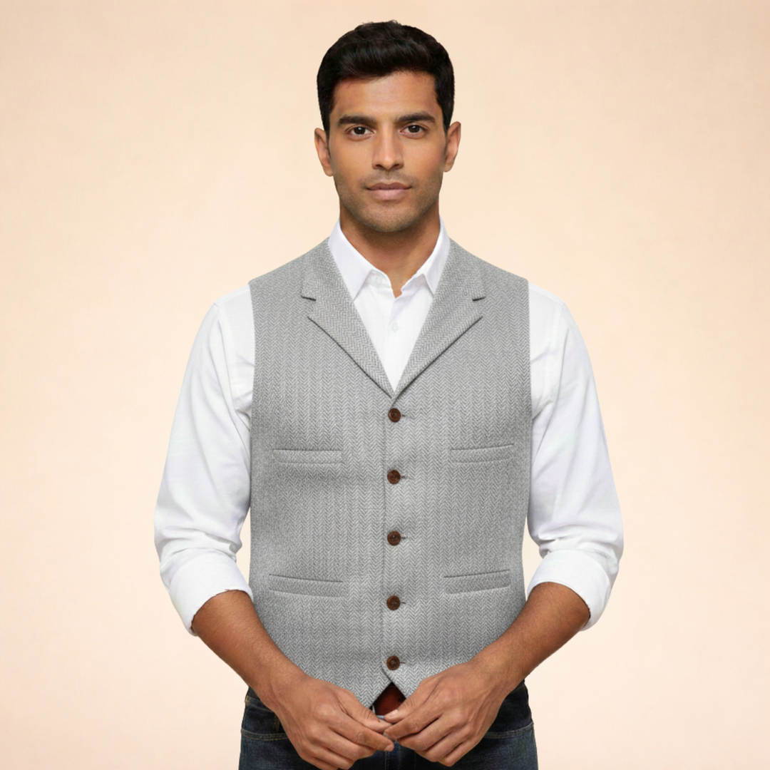 Robert | Elegant and versatile waistcoat for every occasion
