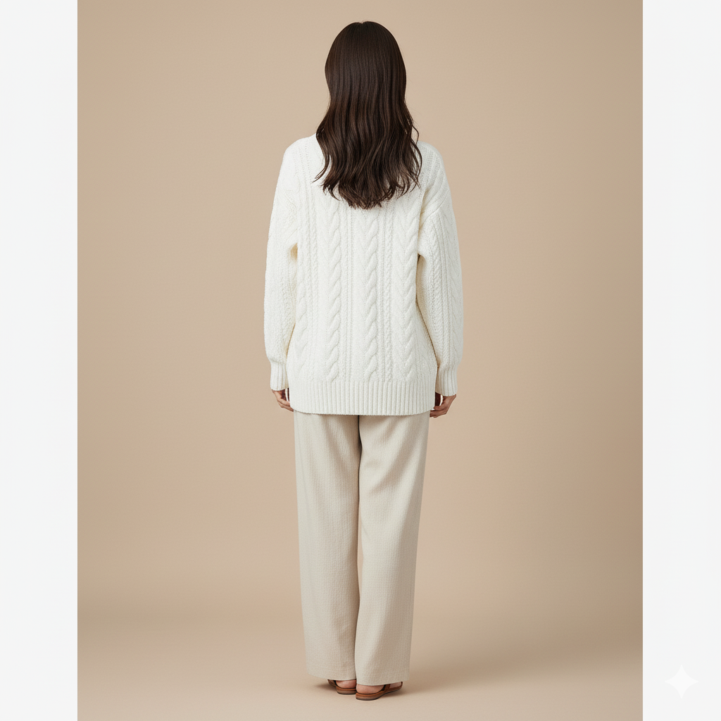 Angela | Bequemer Strickjacke