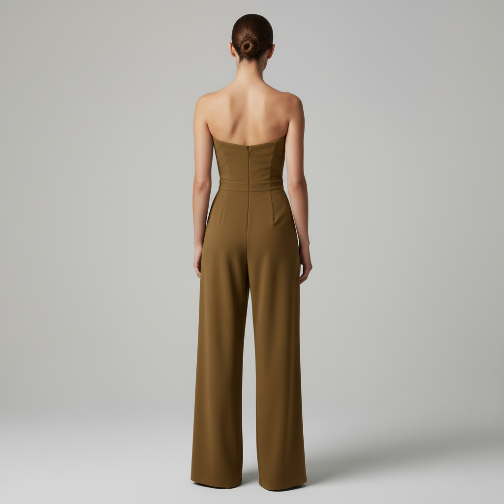 Cecilia | Eleganter Ein Schulter Jumpsuit