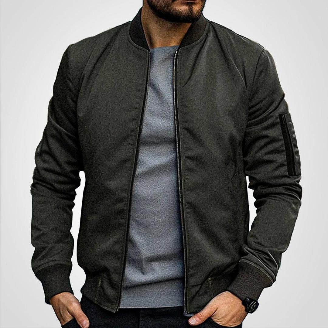 Thomas | Classic Men’s Bomber Jacket with Lightweight Transitional Comfort