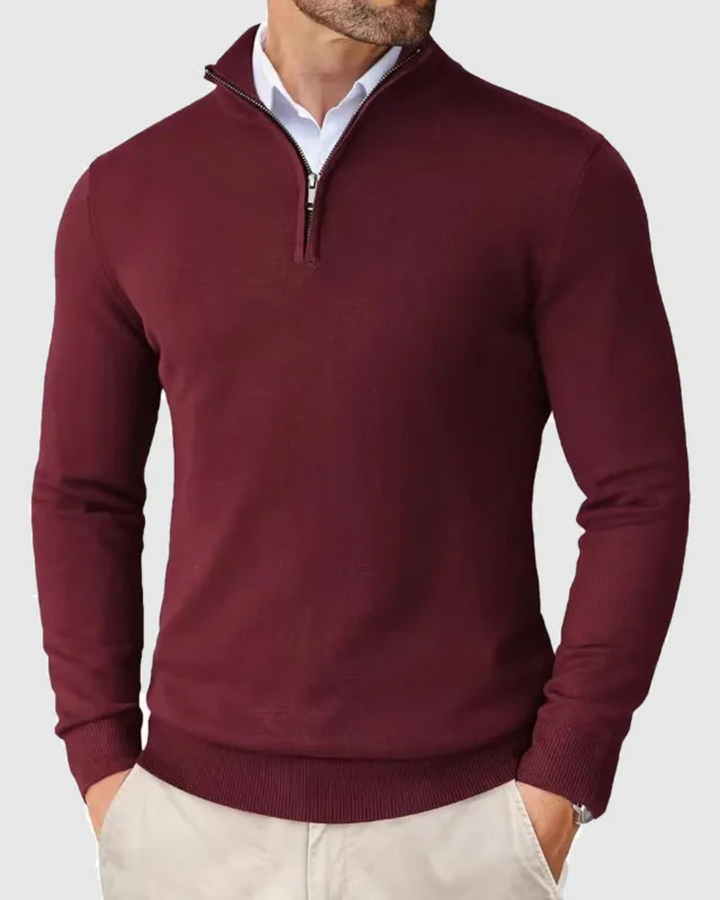 Romeo | Zip Sweater – Eleganter, bequemer Stil für Männer