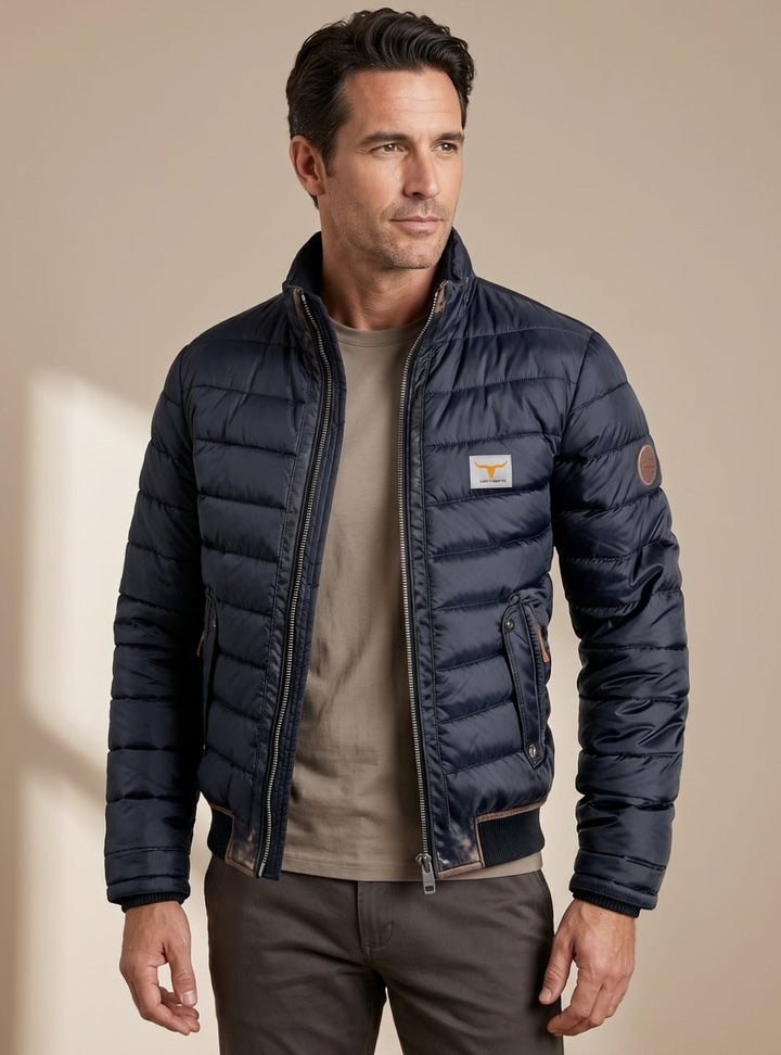 Alexander | Gesteppte Winterjacke für Herren mit Stehkragen