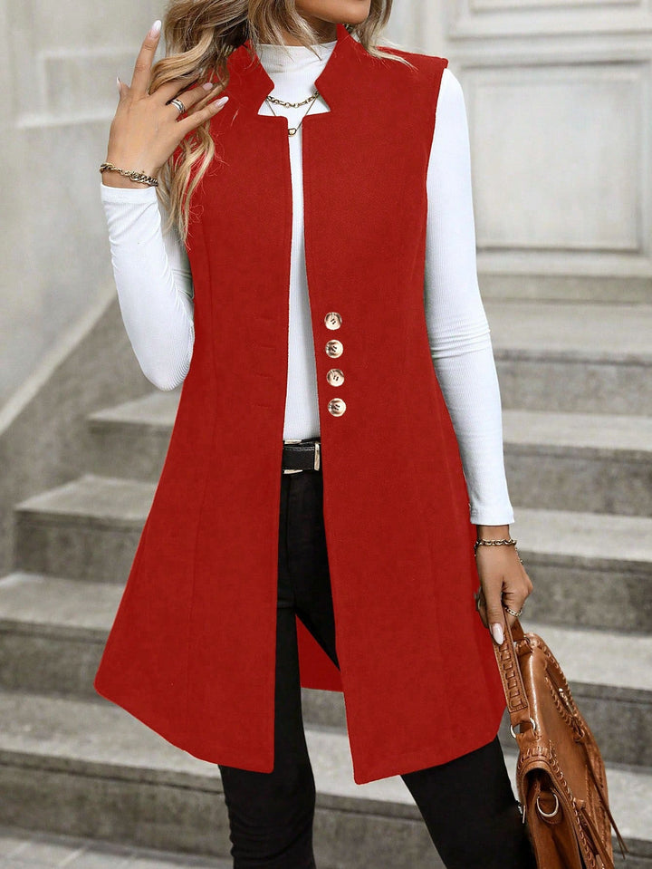 Isabella | Elegant and Modern Women's Button Vest