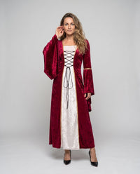 Marie | Halloween Spitze Weite Ärmel Historisches Kostümkleid