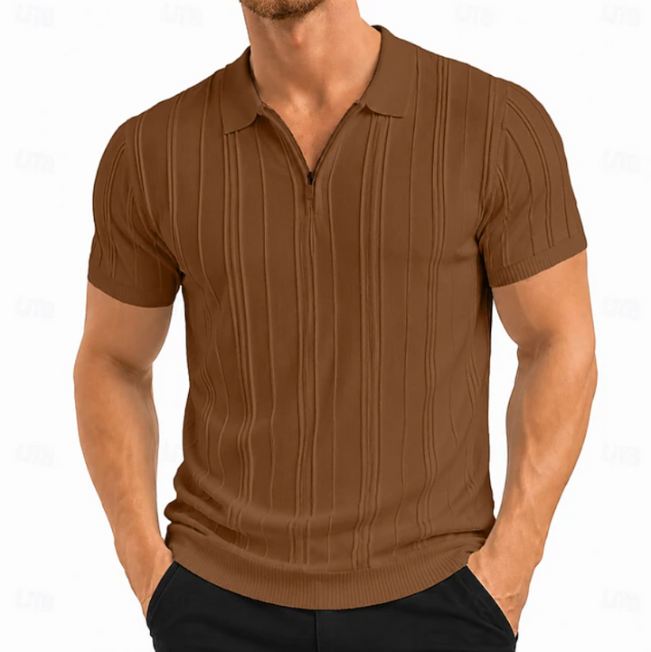 Warren | Polo-Shirt mit Struktur – Eleganter Slim Fit für Männer