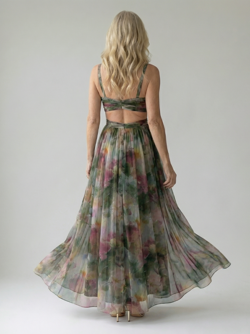 Isel | Maxi Kleid – Leichtes Wickeldesign für Frauen