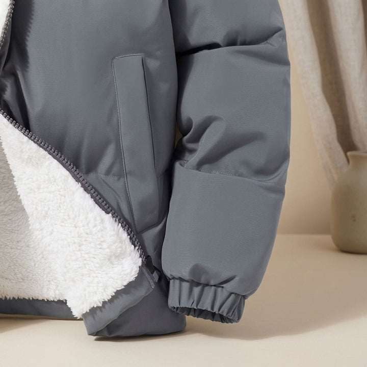 Thomas | Herren Pufferjacke mit Fleecefutter und Stehkragen