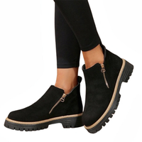 Stephanie | Elegant and Modern Platform Ankle Boots