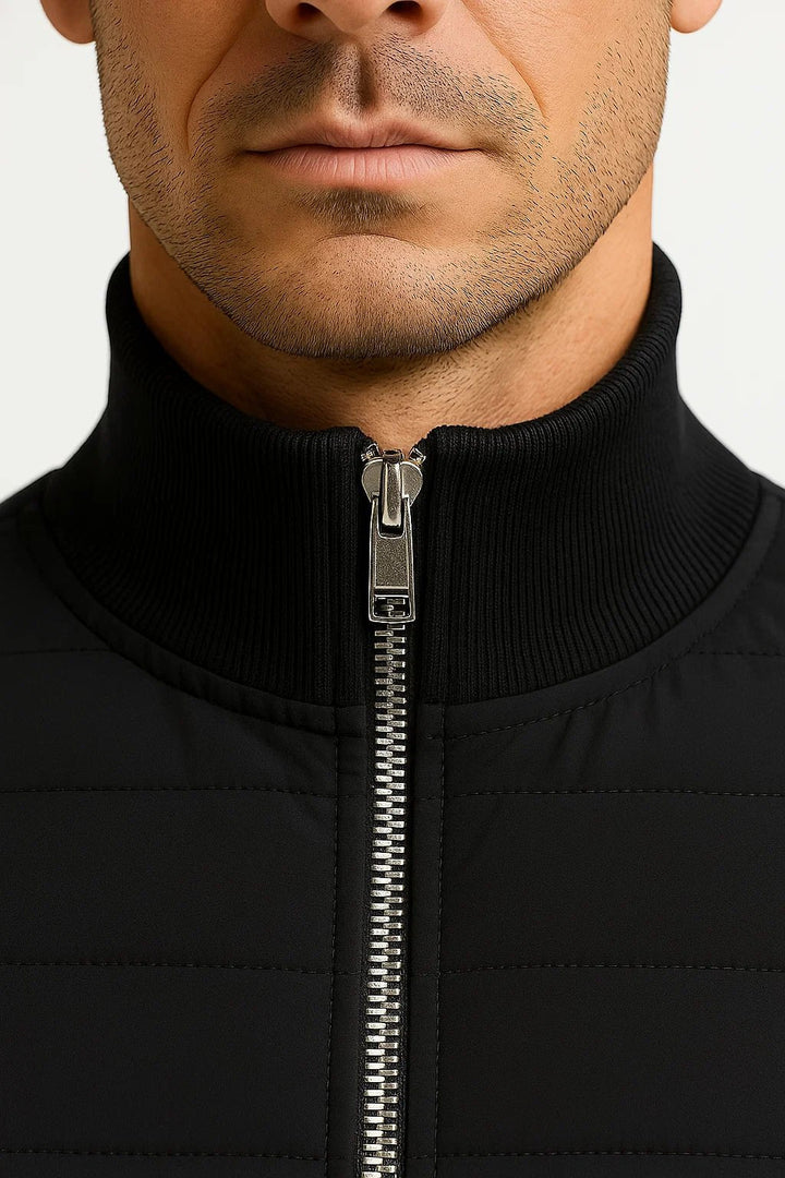 Florian | Hybrid Jacket with Knitted Sleeves for Men
