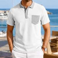 Stefan | Klassisches Herren-Polo-Shirt mit Kontrasttasche