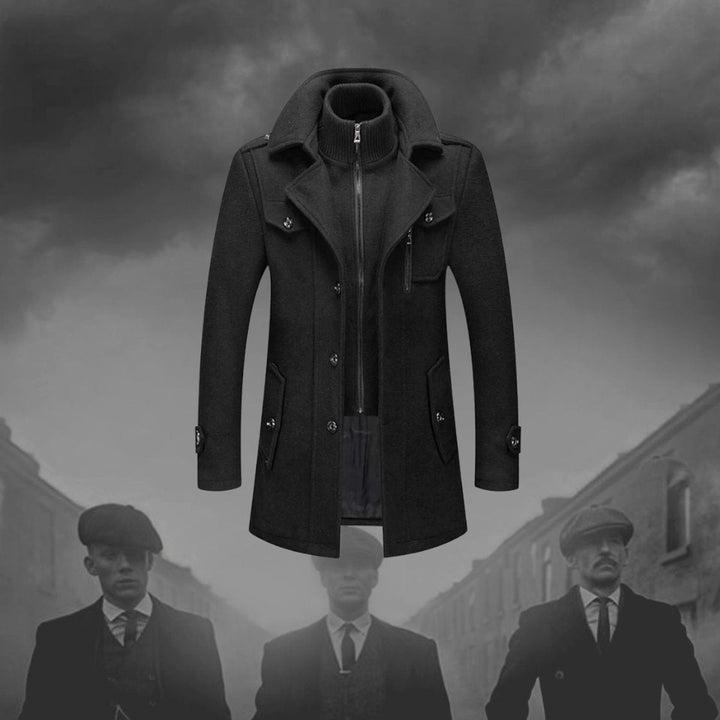 Lukas | Wool Coat – Slim Fit Winter Style for Men