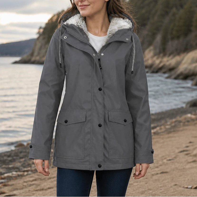 Windora | Fleece-Lined Winter Jacket – Warmer und Stilvoller Schutz für Damen