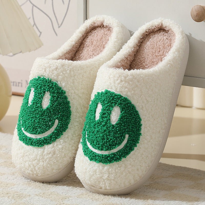 Carlo | Unisex-Hausschuhe – Komfortable Smiley-Design Slipper