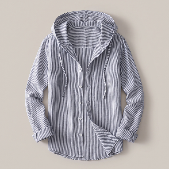 Glen | Linen Hoodie – Komfortable Passform für Herren