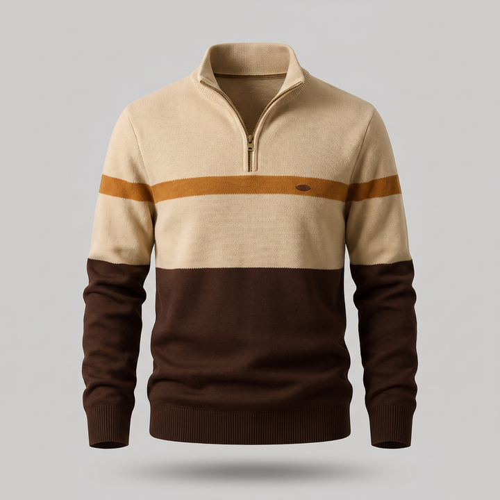 Elston | Quarter-Zip Pullover – Elegante Warmth für Männer