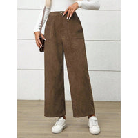 Klaudia | Hochtaillierte Wide-Leg-Hose mit Praktischen Seitentaschen