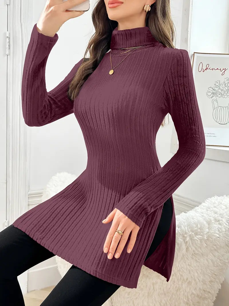 Sarah | Langärmeliger Pullover – Eleganter Slim Fit für Frauen