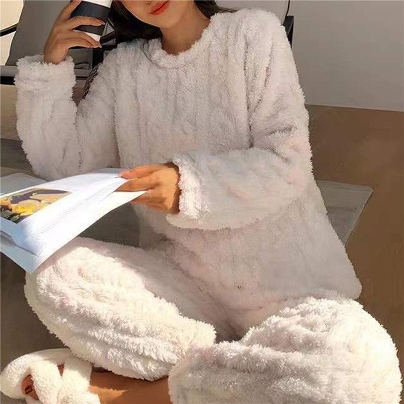 Maria | Fleece Pajama Set for Cozy Relaxation
