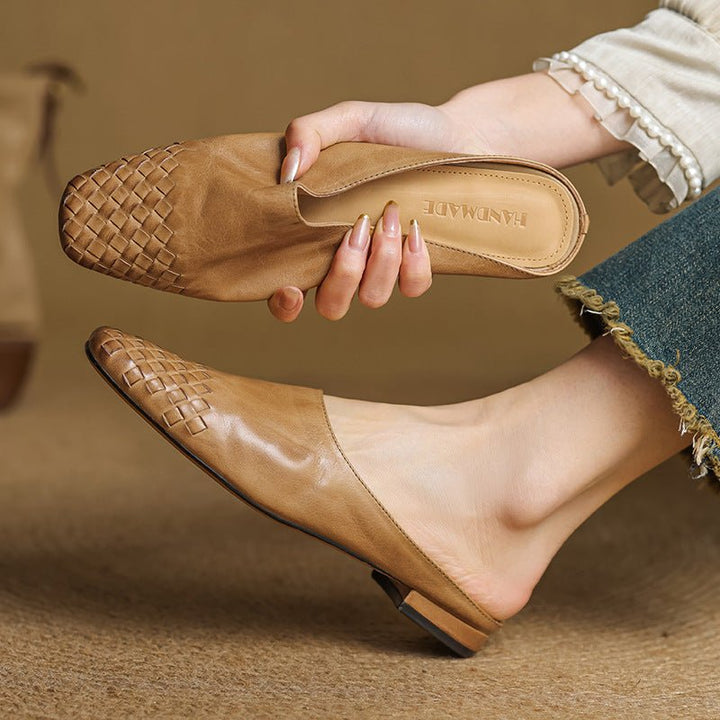 Lucia | Elegant and Stylish Leather Slides