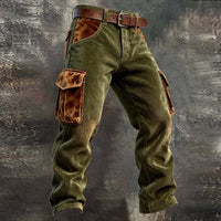 Jonas | Durable straight-leg cargo trousers with an elasticated waistband