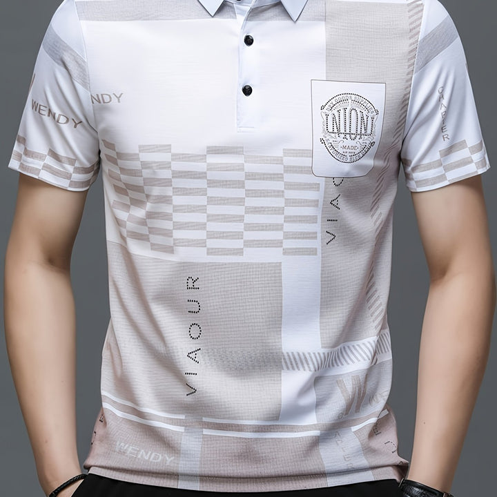 Nicolas | Polo Shirt – Elegantes Colorblock Design für Männer