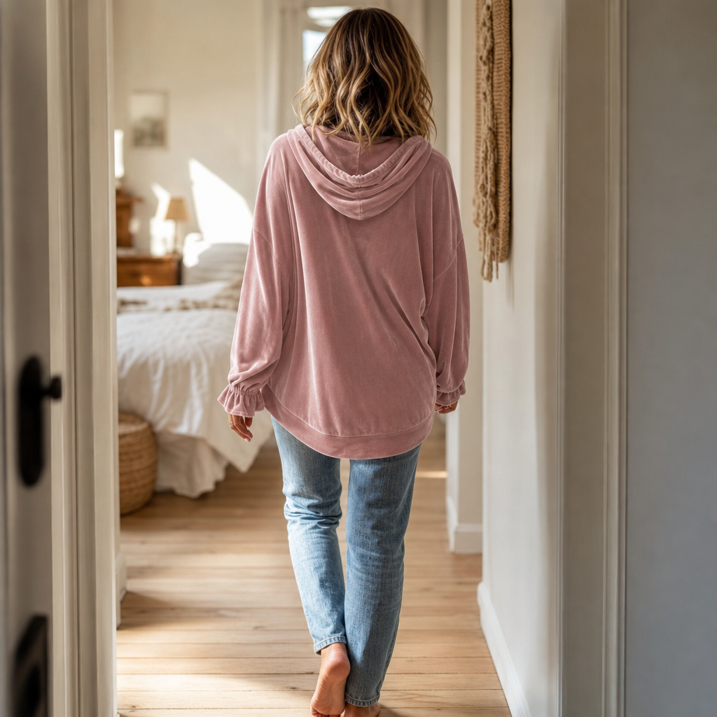 Wearbella | Silky Velvet Hoodie – Entspannten Schnitt für Frauen