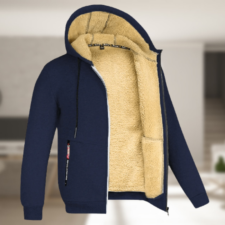 Alwin | Bequeme Jacke für Herren mit Fleece-Futter