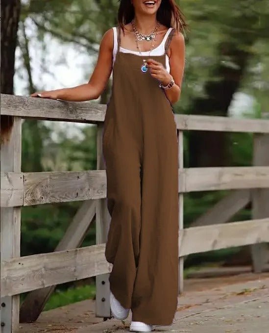 Elfriede | Damen Jumpsuit – Weit Beinschnitt für stilvolle Looks