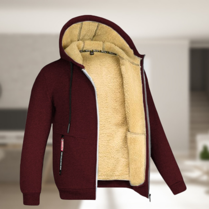 Alwin | Bequeme Jacke für Herren mit Fleece-Futter