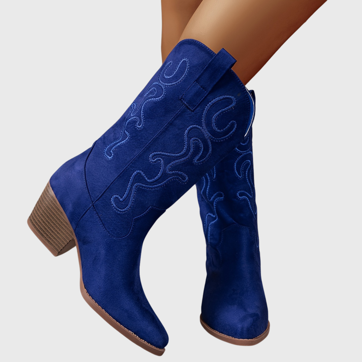 Jolene | Auffällige Western Cowboystiefel mit Weiter Wadenweite