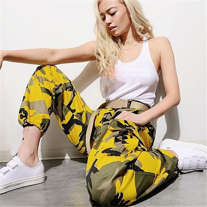 Hannah | Trendy and Comfortable Camouflage Cargo Pants