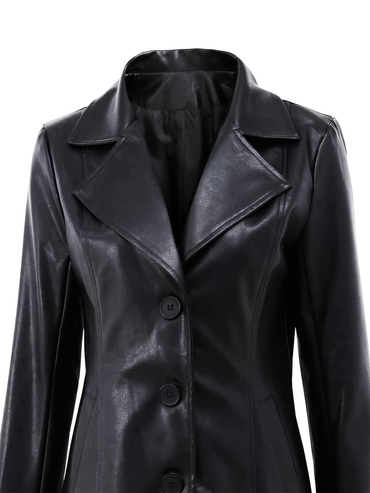 Rosaline | Taillierter Mid-Length Coat – Elegantes Design für Frauen