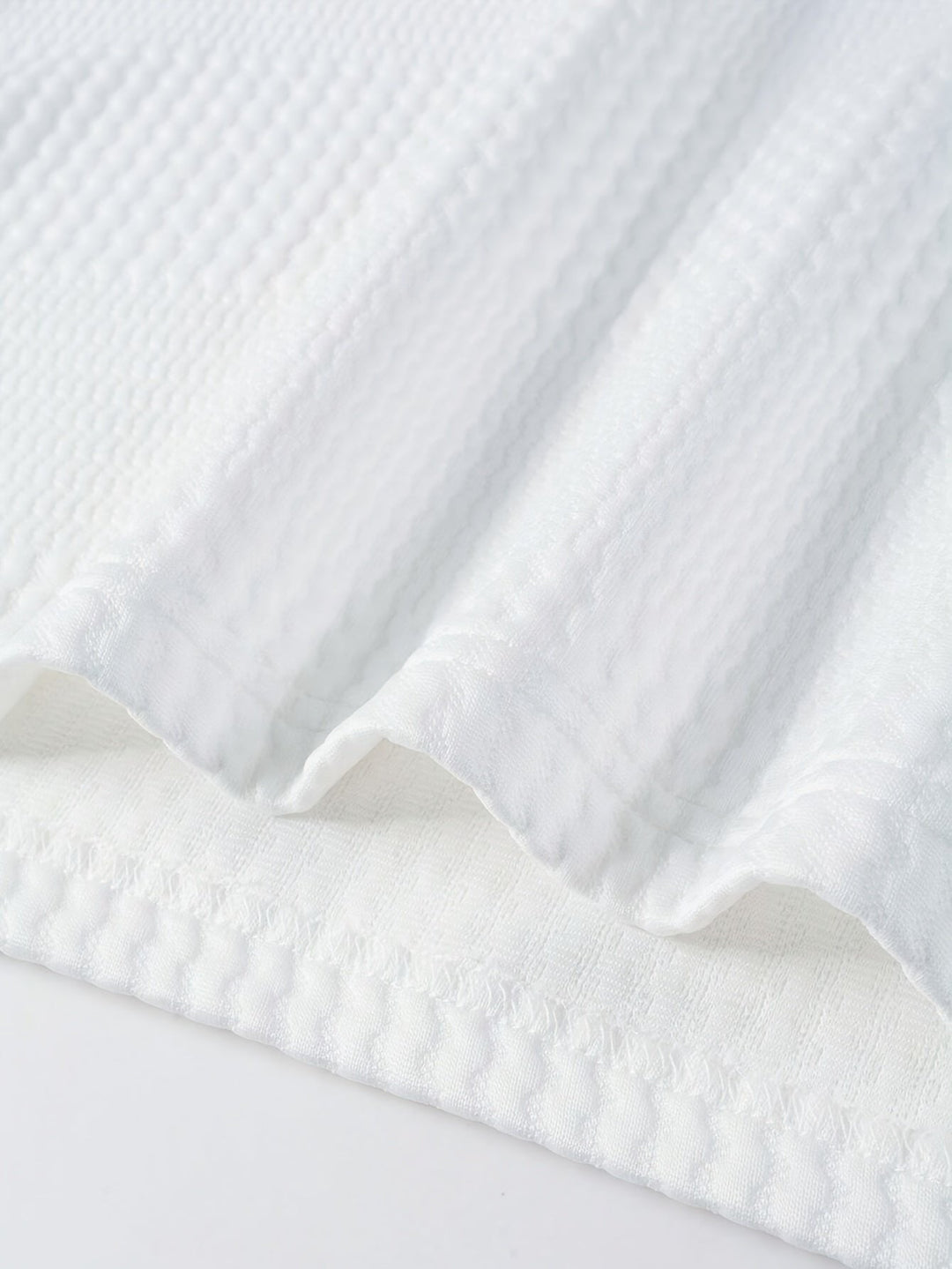 Fletcher | Langarm-Polohemd mit strukturiertem Design