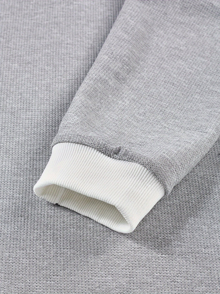 Gareth | Langärmliges Polo-Shirt – Texturiert und Bequem