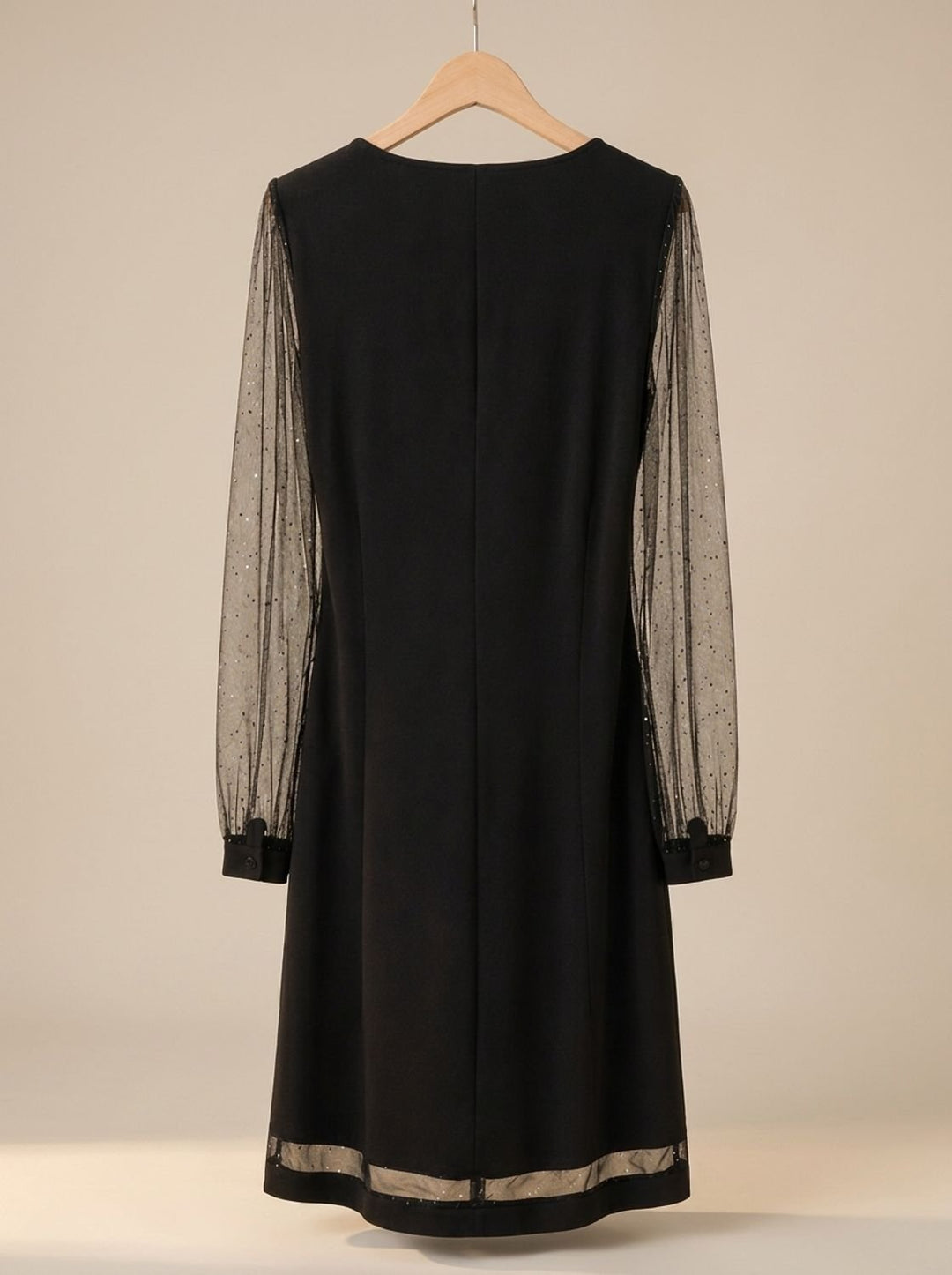 Scarlett | Glitzer Mini Abendkleid mit V-Ausschnitt