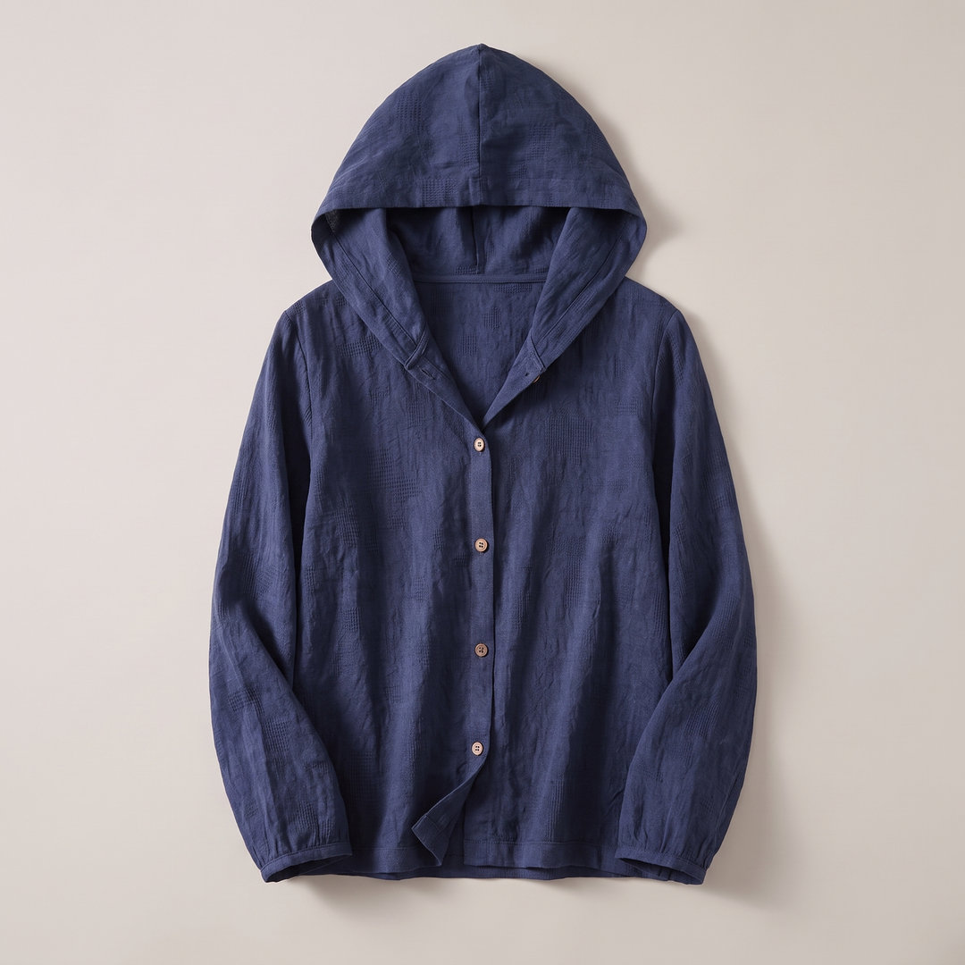 Miri | Hoodie – Weicher Leinenstil für den Alltag