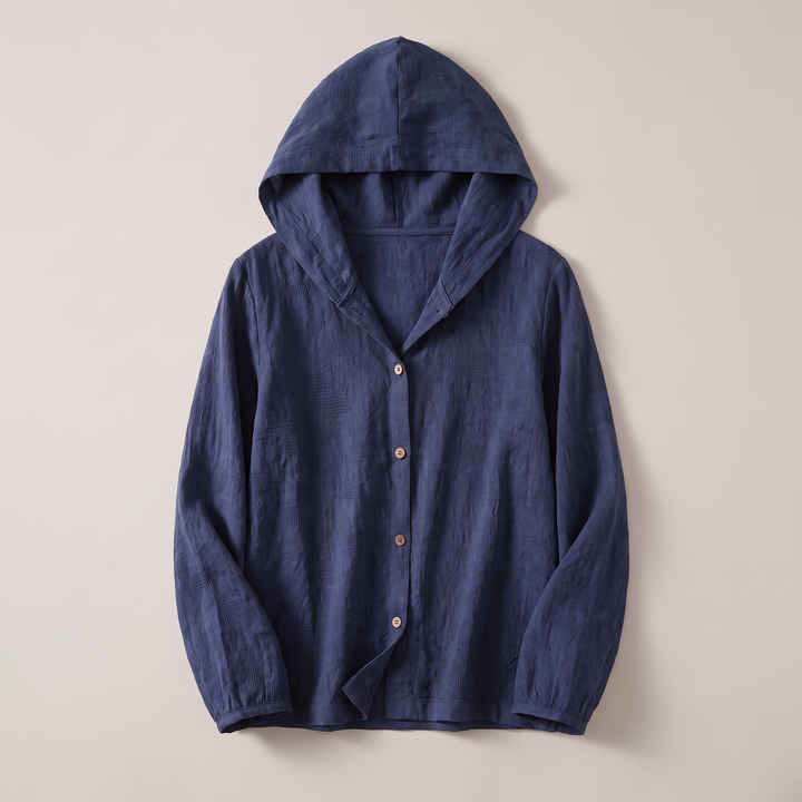 Miri | Hoodie – Weicher Leinenstil für den Alltag