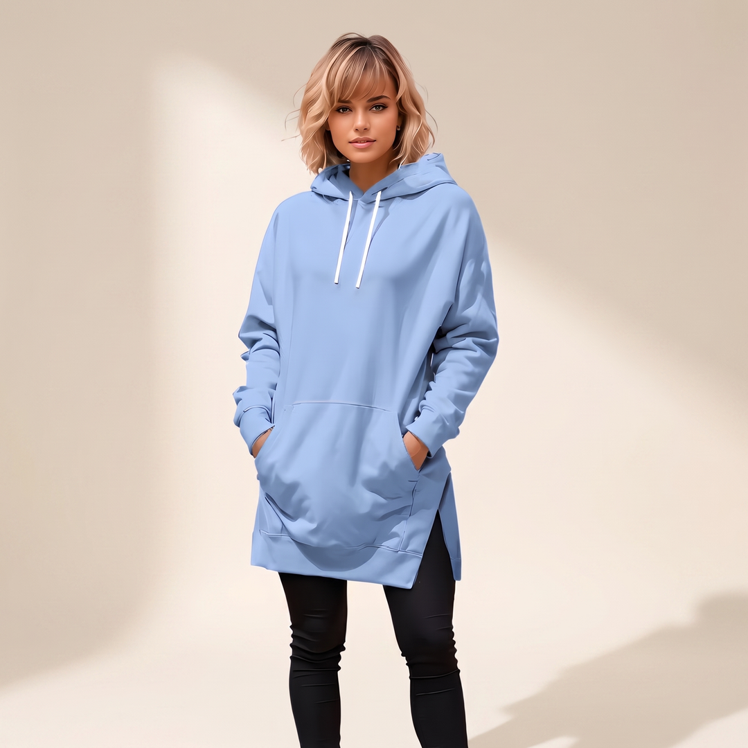 Avelmere | Hoodie Kleid – Kuschelige Fleece-Qualität für Damen