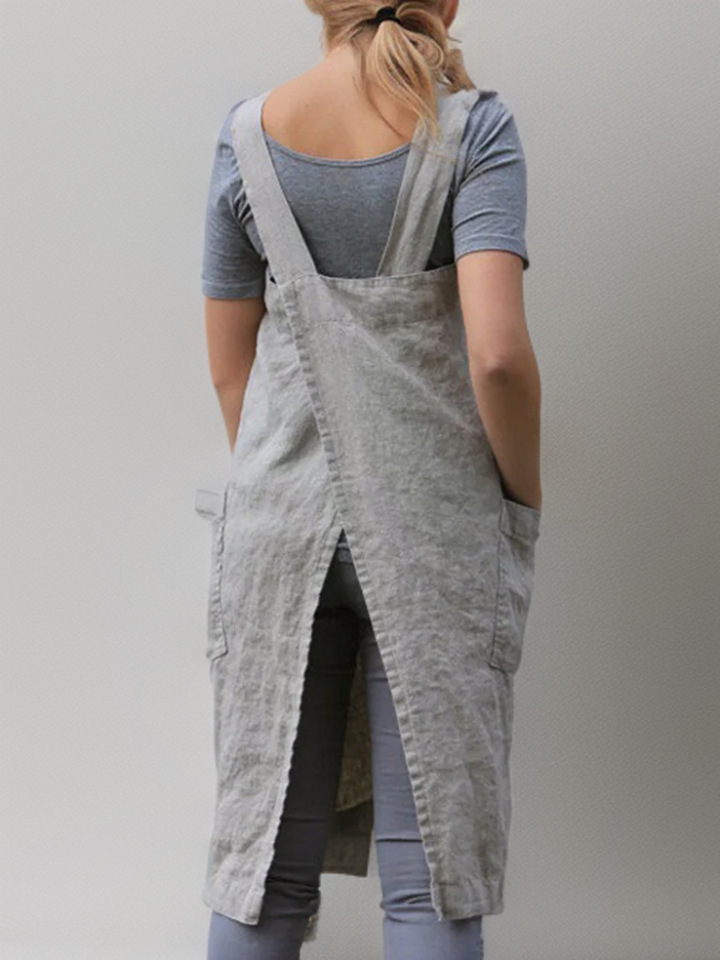 Heidi | Cotton Apron – Elegant Style with Pockets for Creativity