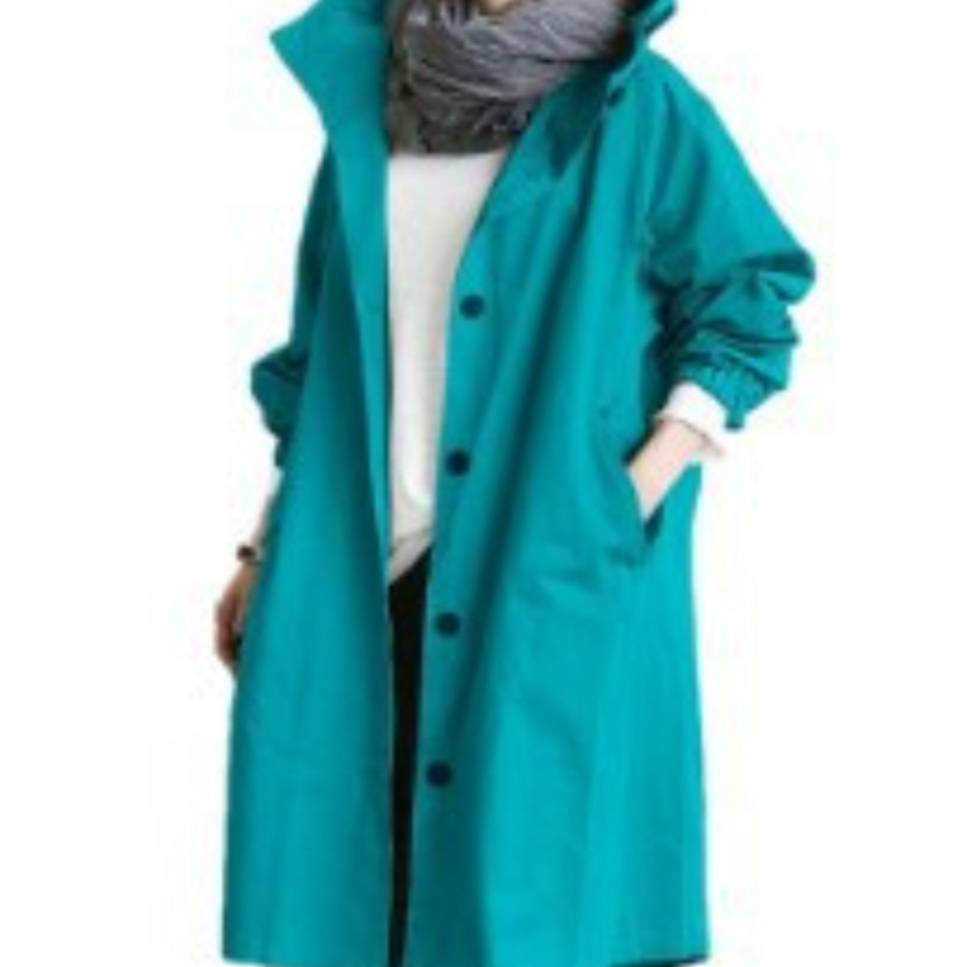 Valentina | Long Hooded Trench Coat for Style and Comfort