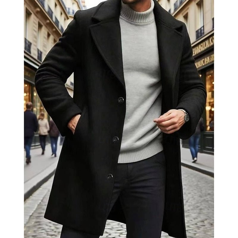 Callahan | Long Overcoat for Men – Timeless Everyday Style