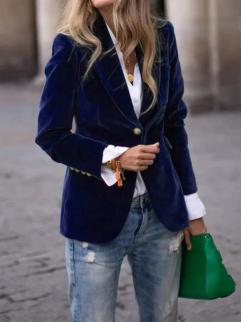 Sophie | Luxurious and Elegant Velvet Blazer