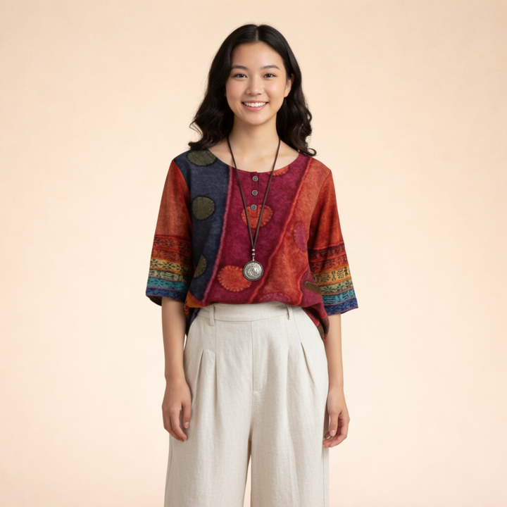 Katrin | Stylish and versatile boho top