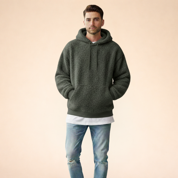 Andreas | Fluffy warm and versatile hoodie